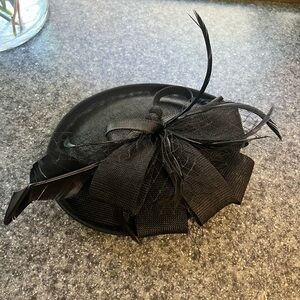 🌟 vintage inspired black fascinator – old Hollywood glamour! ✨